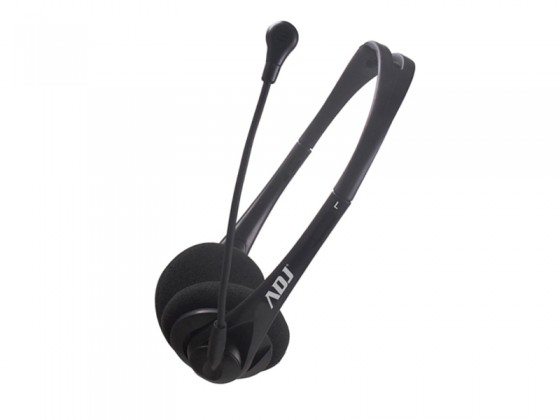 CUFFIA C/MICROFONO USB BK AGILE ADJ