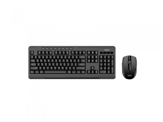 TASTIERA/MOUSE KIT WIFI LEXIS BK 1000DPI 112TASTI MULTIPLUG&PLAYADJ