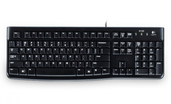 TASTIERA K120 LOG OEM BLACK...